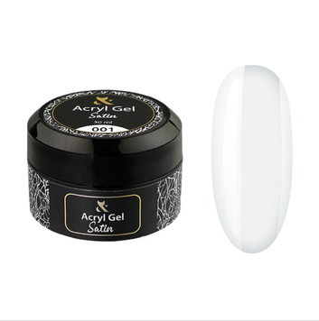 Акрил-гель для нігтів FOX Acryl gel Satin №001 Clear 30 мл 0000000023127 фото