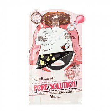 Маска трехступенчатая для сужения пор Elizavecca Pore Solution Super Elastic Mask Pack 25 мл 0000000007770 фото