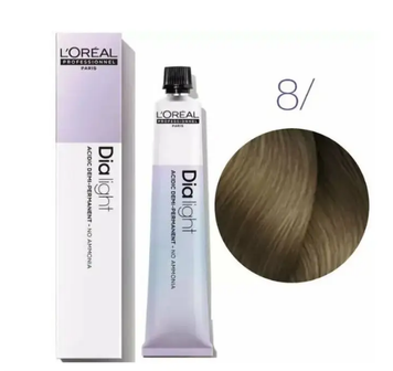 Гель-фарба кислотна без аміаку L'Oreal Professionnel DIA Light №8 Світлий блондин 50 мл 0000000015551 фото
