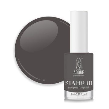 Лак для стемпінгу Adore Stamp №10 Coffee 8 мл 0000000016246 фото