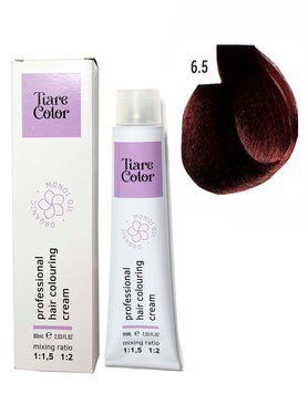 Крем-фарба для волосся Tiare Color №6.5 Dark mahogany blonde 60 мл 0000000006584 фото
