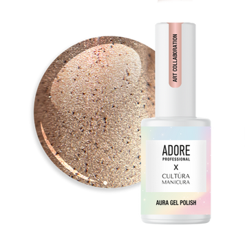 Гель-лак для ногтей Adore Gel Polish Cat's Eye Aura №A-02 Теплый коричневый 8 мл 0000000021460 фото