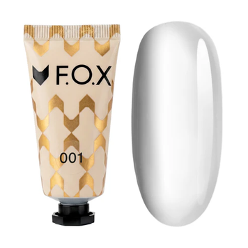 Полігель для манікюру FOX Poly gel Nano №001 Білий 15 мл 0000000023149 фото