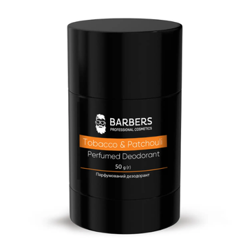 Дезодорант парфумований Barbers Tobacco & Patchouli 50 г 0000000020609 фото
