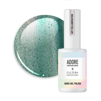 Гель-лак для ногтей Adore Gel Polish Cat's Еye Aura №A-06 Тиффани 8 мл 0000000021464 фото