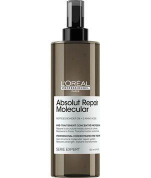 Концентрат пре-шампунь для молекулярного восстановления волос Loreal Absolut Repair Molecular 190 мл 0000000019028 фото