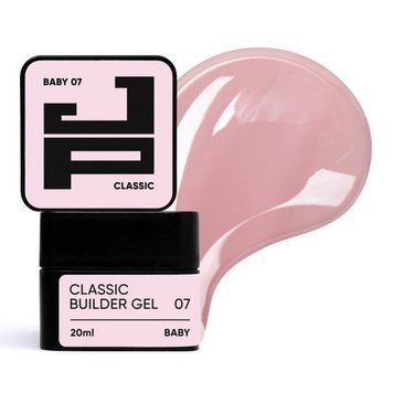 Гель для моделювання нігтів Jerden Proff Classic Builder Gel №07 Baby 20 мл 0000000020751 фото