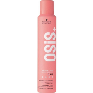 Мус для волосся ультрасильної фіксації Schwarzkopf Osis+ 4 Grip Volume Extreme Hold Mousse 200 мл 0000000022388 фото