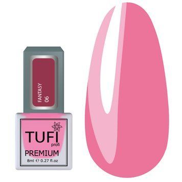 Лак для нігтів TUFI profi Fantasy №06 Рожева Герань 8 мл 0000000022205 фото
