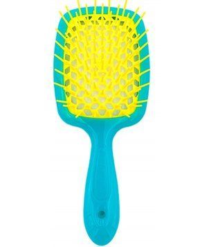 Щетка для волос Janeke Superbrush Голубовато-желтая 0000000016474 фото