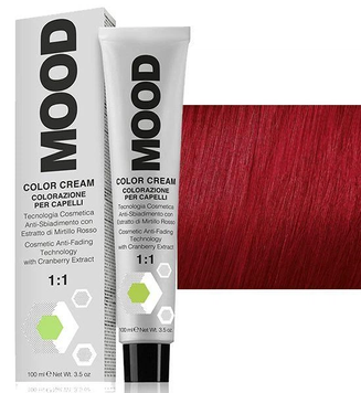 Крем-корректор для волосся Мood Сolor Booster Rosso 100 мл 0000000022906 фото