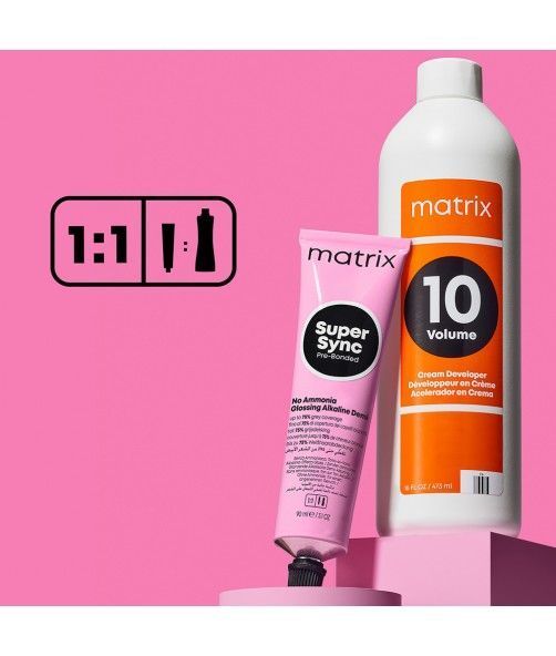 Крем-фарба безаміачна Matrix Super Sync Pre-Bonded №8G Light golden blonde 90 мл 0000000021174 фото