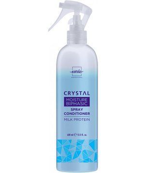 Спрей-кондиціонер зволожуючий для волосся Unic Crystal Moisture Biphasic Spray Conditioner 400 мл 0000000020294 фото