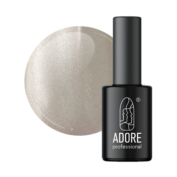 Гель-лак для ногтей Adore Gel Polish Cat's Eye Metal Glass №Mm-11 Белое золото 8 мм 0000000021115 фото