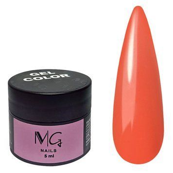 Гель кольоровий для нігтів MG Nail Color Gel №03 Помаранчевий 5 мл 0000000020493 фото