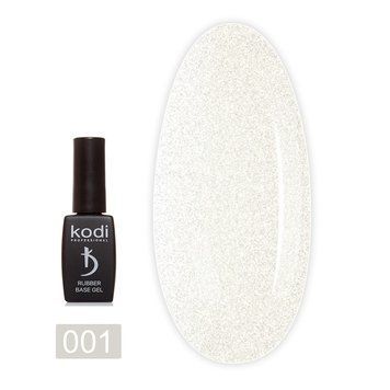 Основа цветная Kodi Professional Color Rubber Base Gel Opal №001 Серебристый с шимером 8 мл 0000000015703 фото