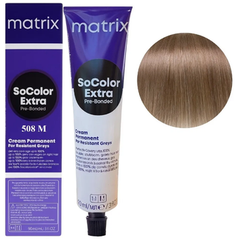 Крем-фарба для волосся Matrix Socolor Beauty Extra №508M світлий блондин мокка 90 мл 0000000022499 фото
