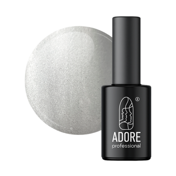 Гель-лак для ногтей Adore Gel Polish Cat's Eye Metal Glass №Mm-13 Серебро 8 мм 0000000021117 фото