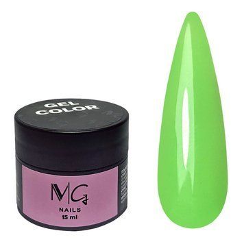 Гель кольоровий для нігтів MG Nail Color Gel №06 Салатовий 15 мл 0000000020498 фото