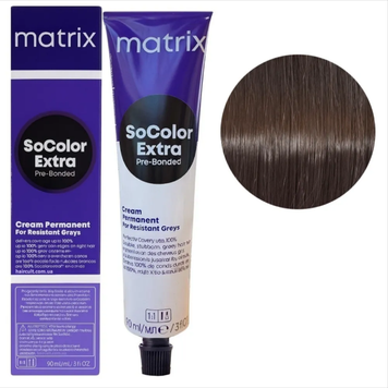 Крем-фарба для волосся Matrix Socolor Beauty Extra №505G Золотистий світлий шатен 90 мл 0000000022619 фото