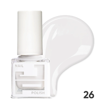 Лак для нігтів ТМ Jerden Proff Nail Polish №26 Молочний 5 мл 0000000023389 фото