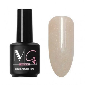 Акрил-гель жидкий MG Nail Liquid Acrygel №08 Бледно-розовый с микроблеском 15 мл 0000000017652 фото