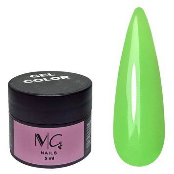 Гель кольоровий для нігтів MG Nail Color Gel №06 Салатовий 5 мл 0000000020499 фото