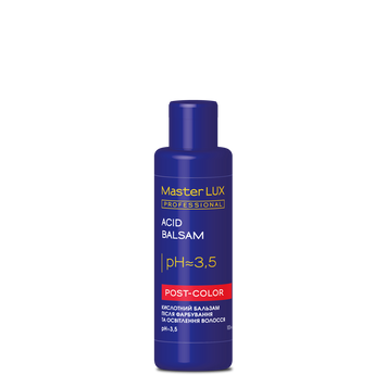 Бальзам кислотный после окрашивания и осветления волос Master LUX Professional Acid Balsam 100 мл 0000000014437 фото