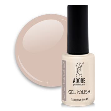 Гель-лак для ногтей ADORE French Gel Polish F-04 Cashmere 7.5 мл 0000000015836 фото