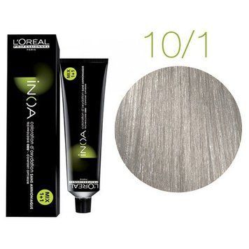 Крем-фарба для волосся Loreal Professionnel INOA 10/1 Платиновий попелястий блонд 60 мл 0000000005900 фото
