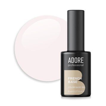 Основа для гель-лака ADORE French Base №18 Ivory 8 мл 0000000017748 фото