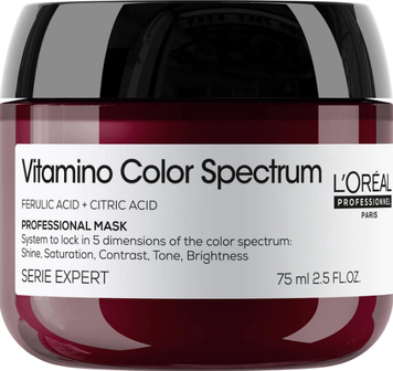 Маска для блиску та збереження кольору волосся Loreal Professionnel Vitamino Color Spectrum 75 мл 0000000023465 фото