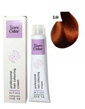 Крем-фарба для волосся Tiare Color №8.44 Intensive light copper blonde 60 мл 0000000006655 фото