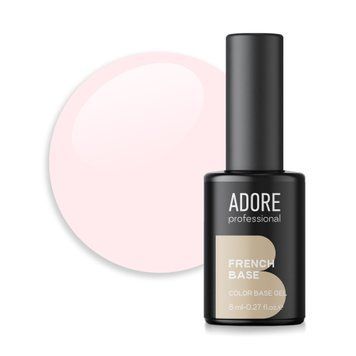 Основа для гель-лака ADORE French Base №20 Сremelle 8 мл 0000000017750 фото