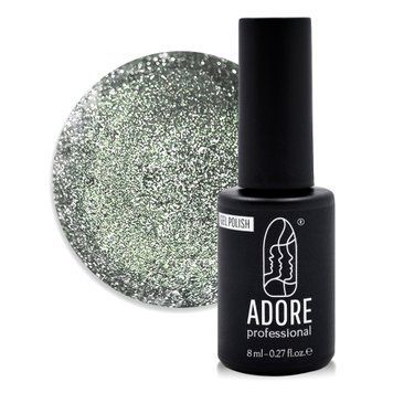 Гель-лак для ногтей Adore Gel Polish Cat's Eye Wild №462 Изумрудно-платиновые переливы 8 мл 0000000021125 фото