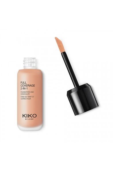 Тональная основа Kiko Milano Full Coverage 2-in-1 Foundation and Concealer №15 Warm Beige 25 мл 0000000017139 фото
