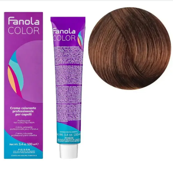 Крем-краска для волос Fanola №7/34 Medium blonde golden copper 100 мл 0000000006639 фото