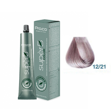 Краска для волос безаммиачная Pro.Color Super B Color Cream №12.21 Super Violet Ash Blond 100 мл 0000000017296 фото