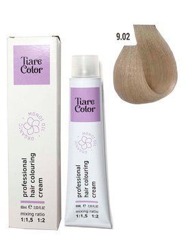 Крем-фарба для волосся Tiare Color №9.02 Very light pearl blonde 60 мл 0000000006675 фото