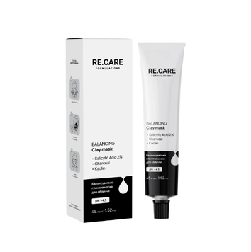 Маска глиняна балансувальна для обличчя Re.Care Balancing Clay Mask 45 мл 0000000023480 фото