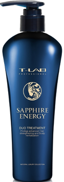 Кондиціонер для зміцнення волосся T-LAB Professional Sapphire Energy Duo Treatment 300 мл 0000000020045 фото