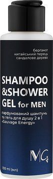 Шампунь и гель для душа парфюмированный MG Nail Shampoo & Shower Gel For Men Sauvage Energy 100 мл 0000000021062 фото