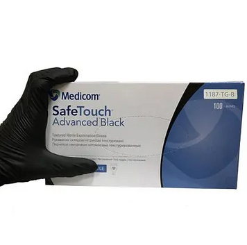 Рукавички нітрілові SafeTouch Advanced S 1187-TG_B 100 шт 0000000016534 фото