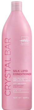 Кондиционер для чувствительных к ломкости волос Unic Crystal Bar Silk Lipid 1000 мл 0000000022569 фото