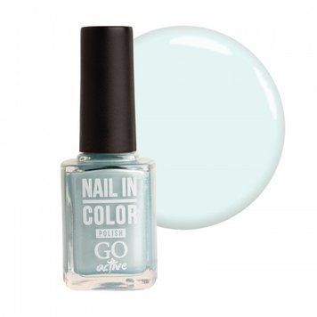 Лак для нігтів GO Active Nail in Color №71 Молочно-блакитний шейк 10 мл 0000000018642 фото