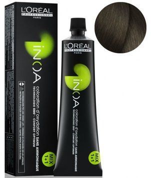 Крем-фарба для волосся Loreal Professionnel INOA 6 Натуральний темний блонд 60 мл 0000000005939 фото