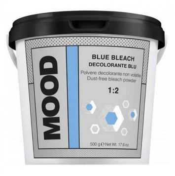 Пудра для обесцвечивания волос Mood De-Color Blu Bleach 500 гр 0000000022842 фото