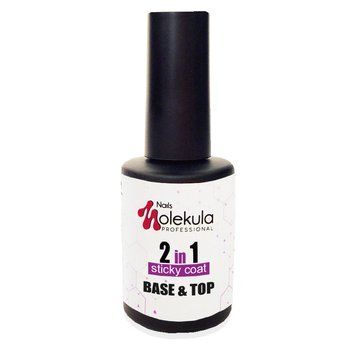 Основа и закрепитель для маникюра Molekula Base & Top Coat 2 in 1 Декабря мл 0000000010102 фото