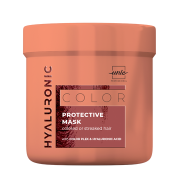 Маска для захисту фарбованого та мелірованого волосся Unic Color Hyaloronic 500 мл 0000000020306 фото