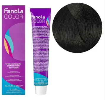 Крем-краска для волос Fanola №5/1 Light chestnut ash 100 мл 0000000006556 фото